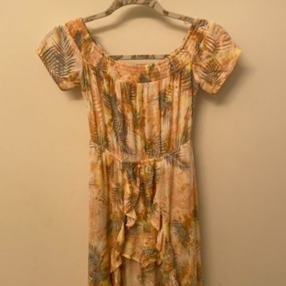Palm Print Romper